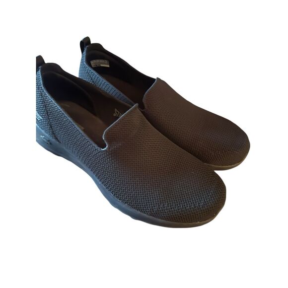 Skechers Mens Black Stretch Fit Go-Walk Slip-On Comfort Shoes Size 9.5 - Picture 2 of 16